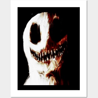 Scary face Posters and Art